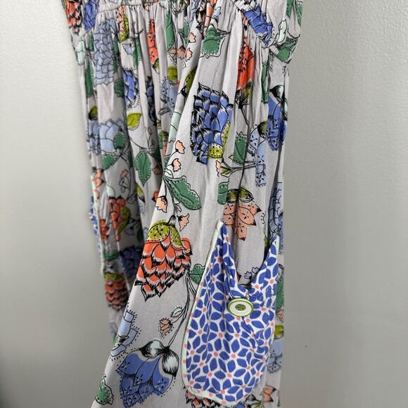 Matilda Jane Womens Small In Full Bloom Sleeveless Dress Floral Pockets - Picture 4 of 5